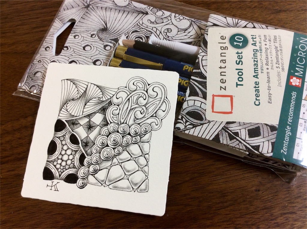 トラディショナルなゼンタングル - 芳野かえ ゼンタングル®認定講師