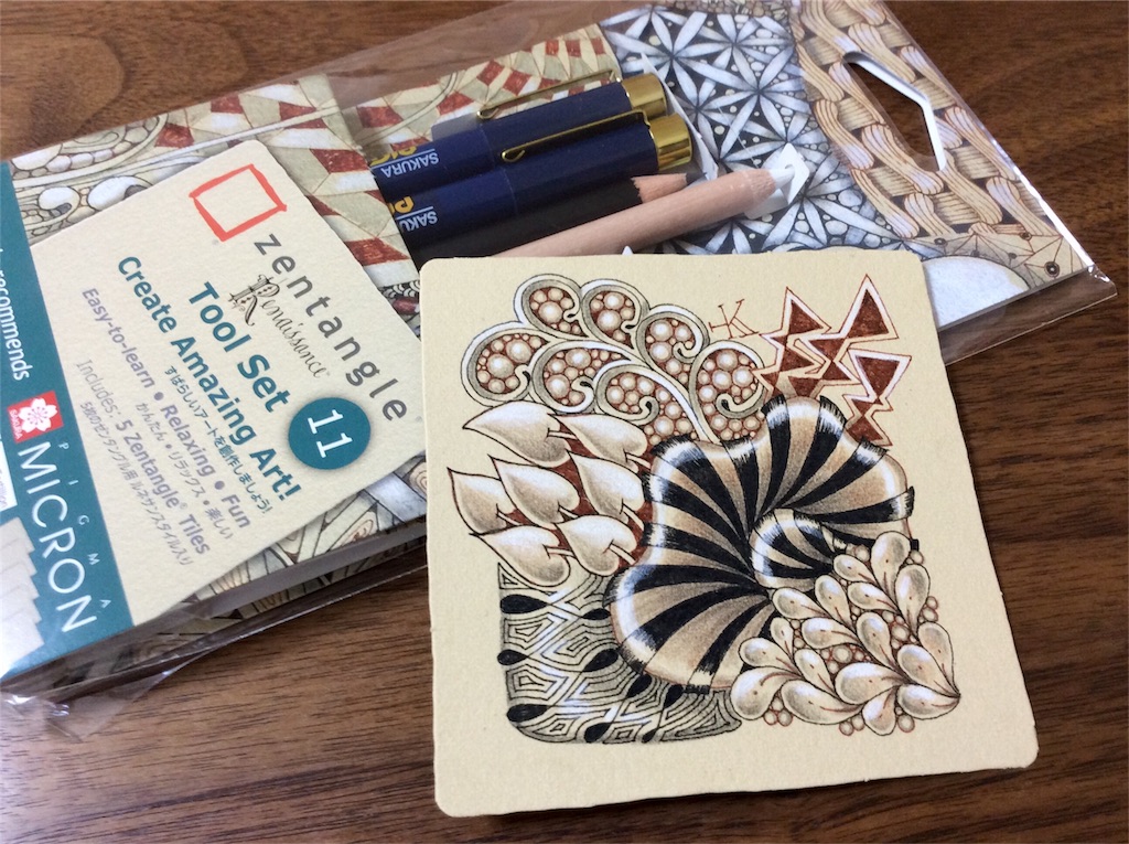 ゼンタングル 制作にかかる時間 - 芳野かえ ゼンタングル®認定講師