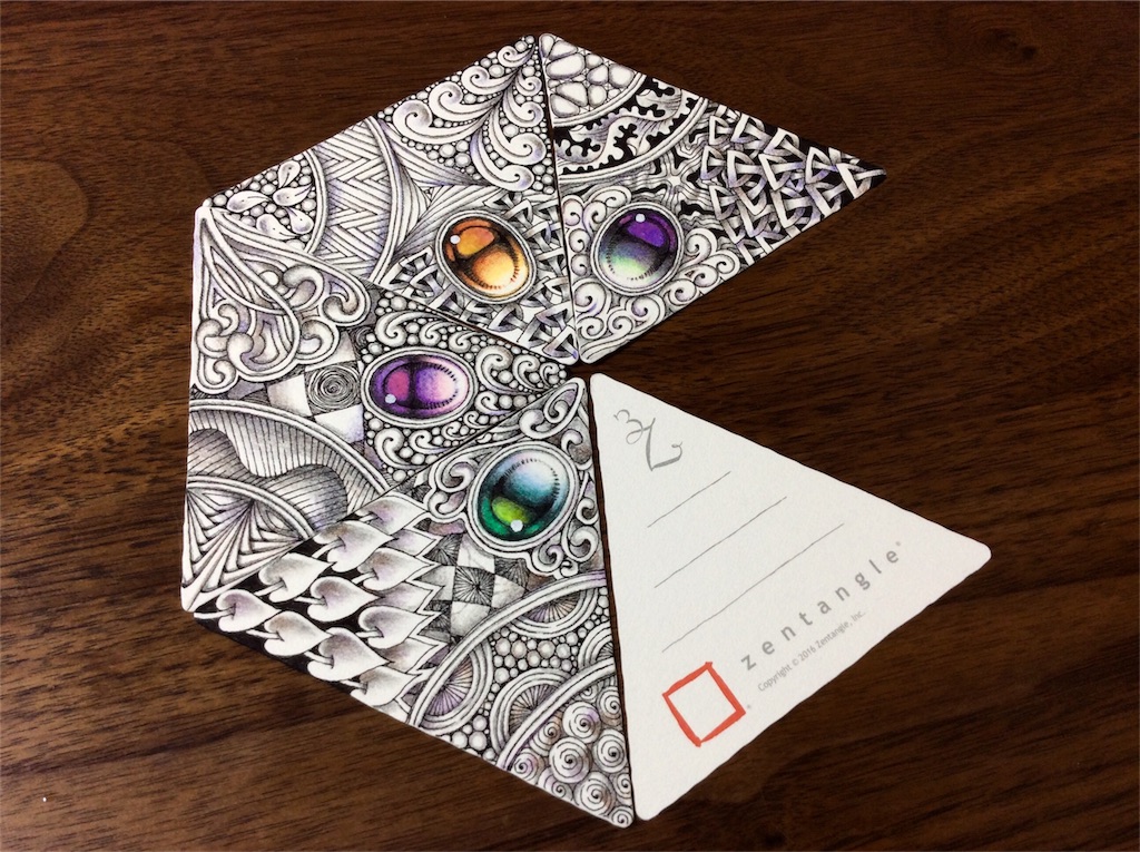 ゼンタングル 3Zタイルでマンダラ - 芳野かえ ゼンタングル®認定講師