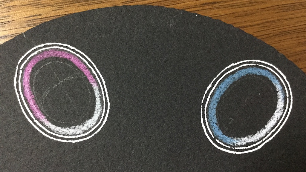 貝で作成している絵 Quadrable Waybop 4つのウェイボップを絡ませて描くリンキング