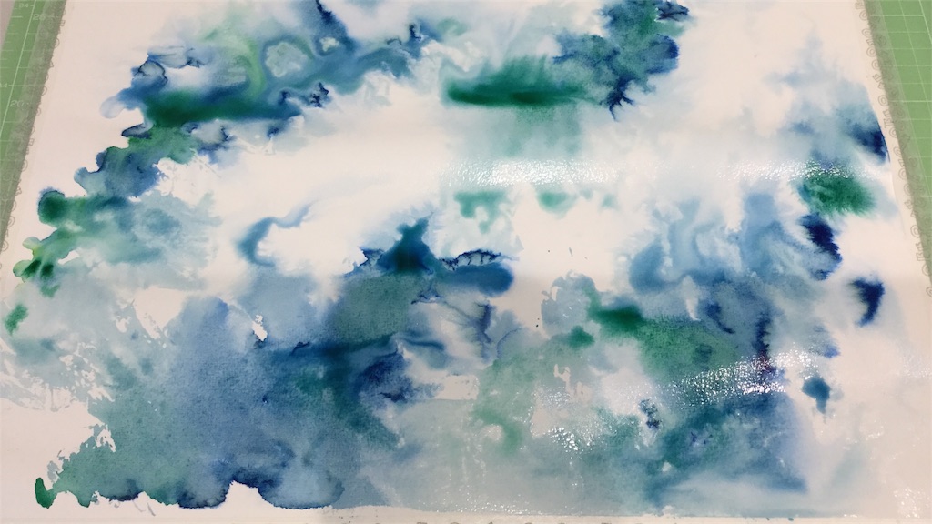 色のにじみについて Tanglefan 芳野かえ ゼンタングル 教室