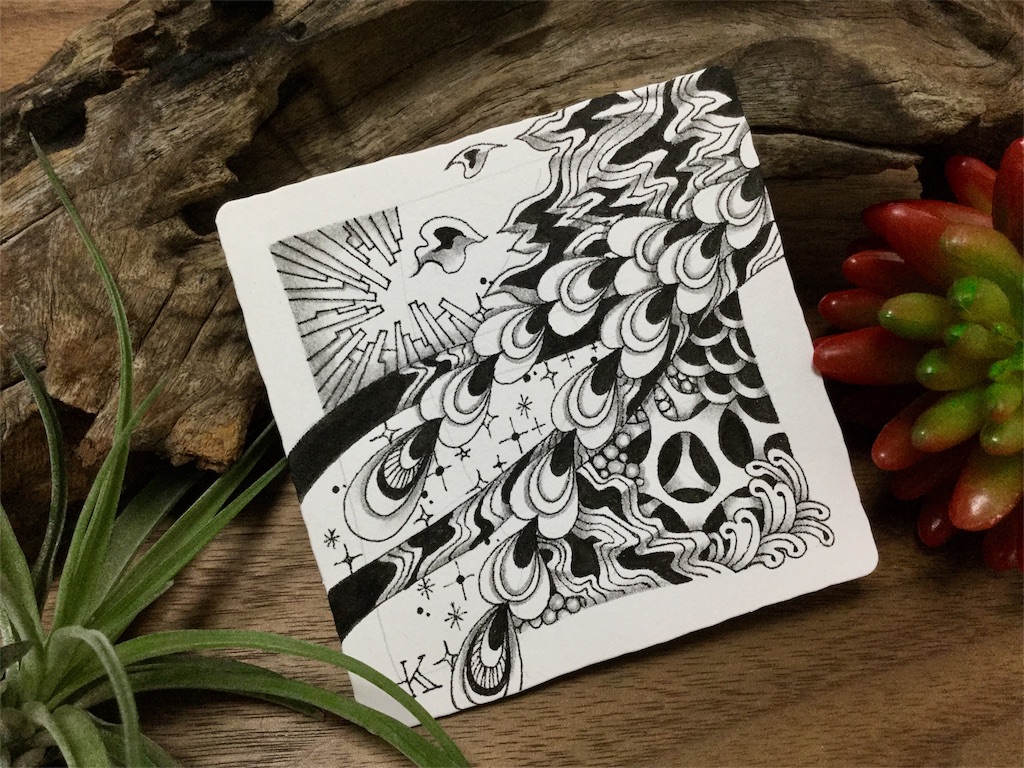 火の鳥 - 芳野かえ ゼンタングル®認定講師