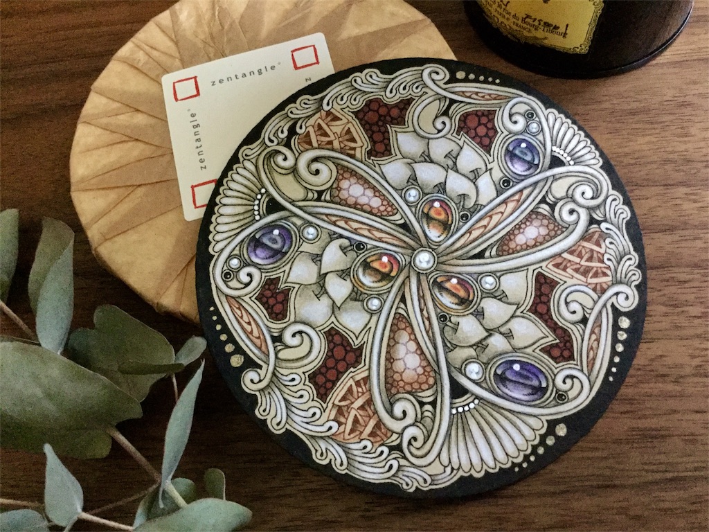 宝石のゼンダラとトラディショナルゼンタングル Tanglefan 芳野かえ ゼンタングル 教室