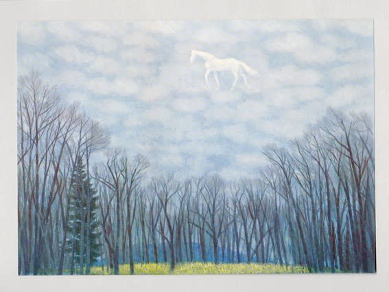 東山魁夷著「白い馬の見える風景」│唐招提寺障壁画に至る道 - 花紅柳