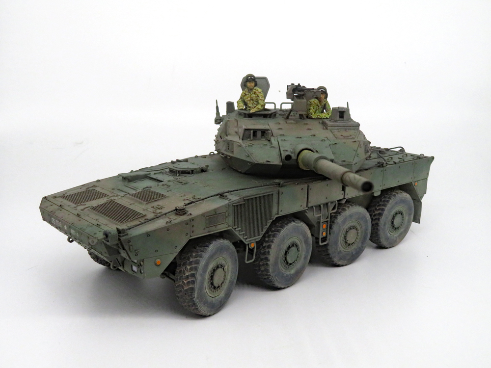 16式機動戦闘車C5 タミヤ1/35 #18 完成 - はじめの戦車模型づくり