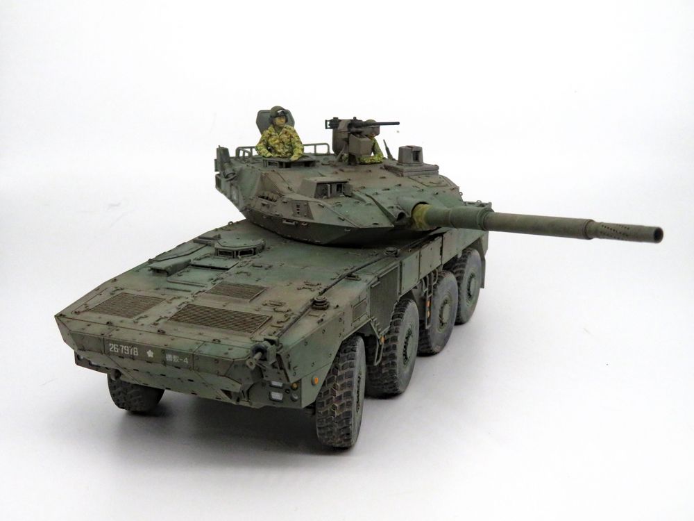 16式機動戦闘車C5 タミヤ1/35 #18 完成 - はじめの戦車模型づくり
