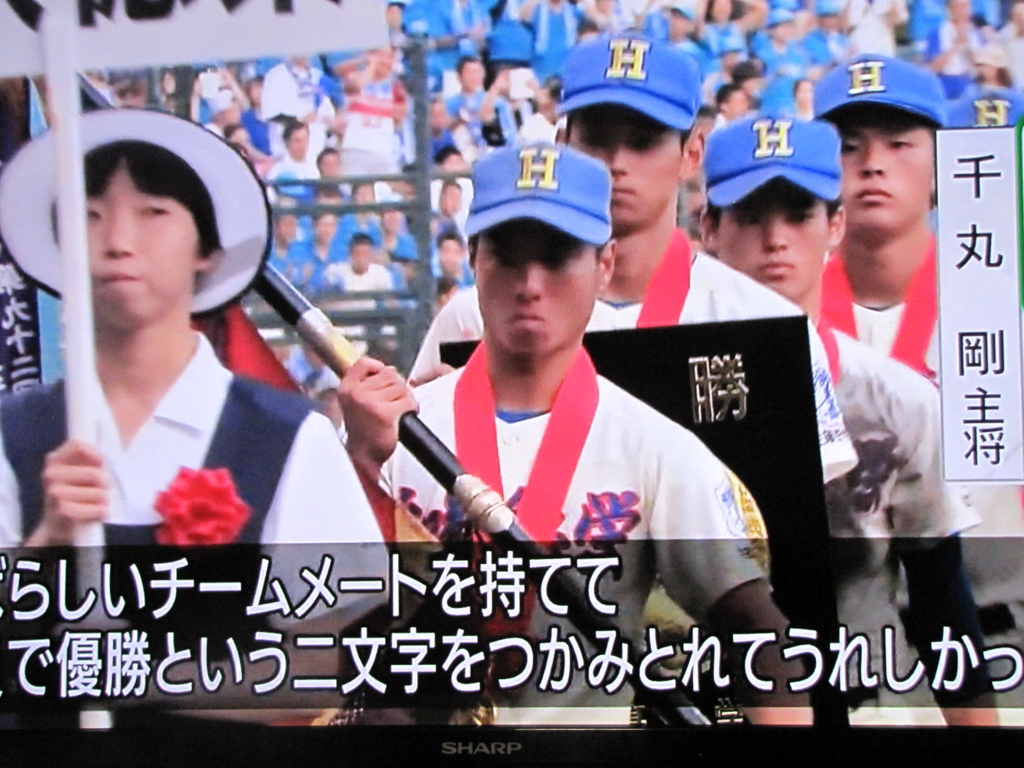 祝 夏の甲子園 花咲徳栄高校優勝 - 南会津町たのせ集落