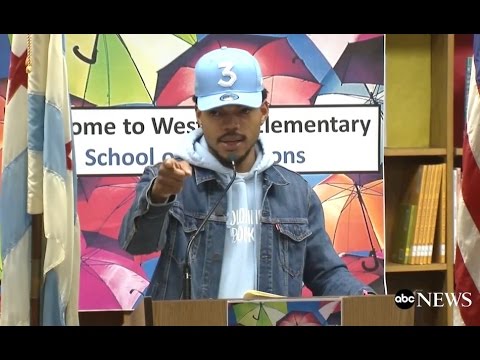 Chance the Rapper Full Press Conference: Donates $1M to Chicago Public ...