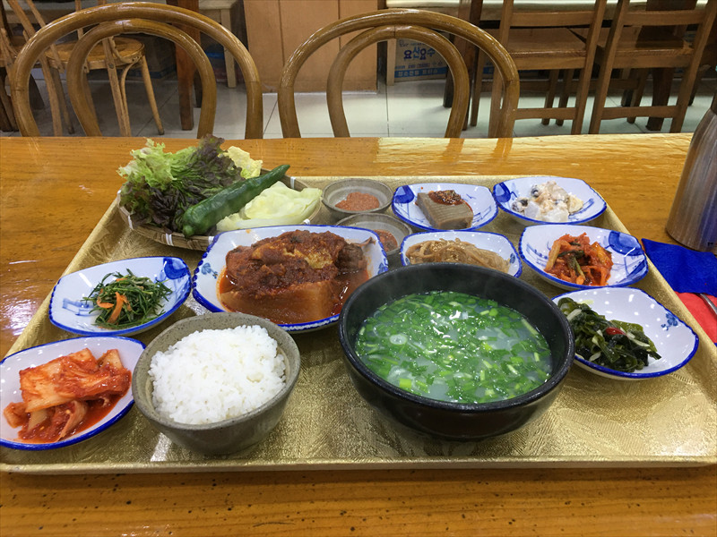 ソムジンガンのしじみ定食