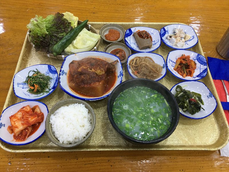 ソムジンガンのしじみ定食