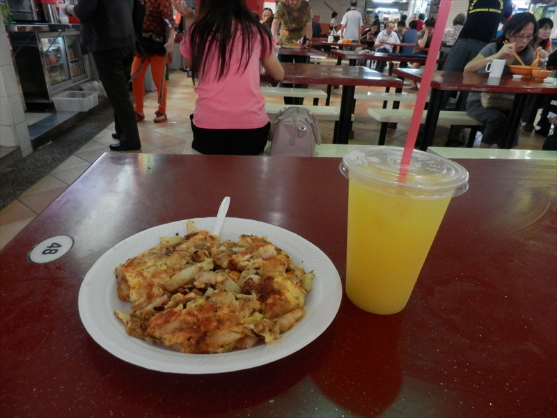シンガポールでキャロットケーキ（大根餅）