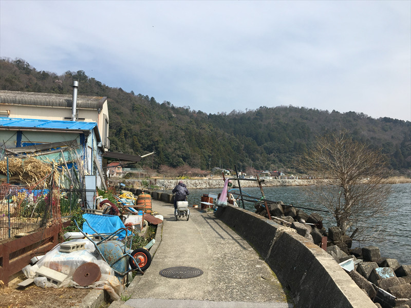 琵琶湖 沖島