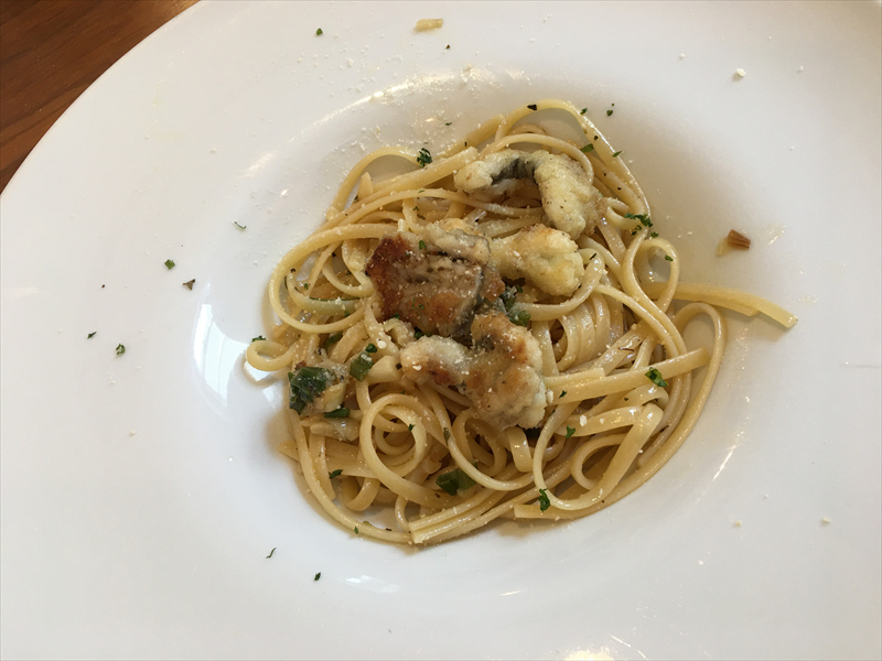 ハモのパスタ