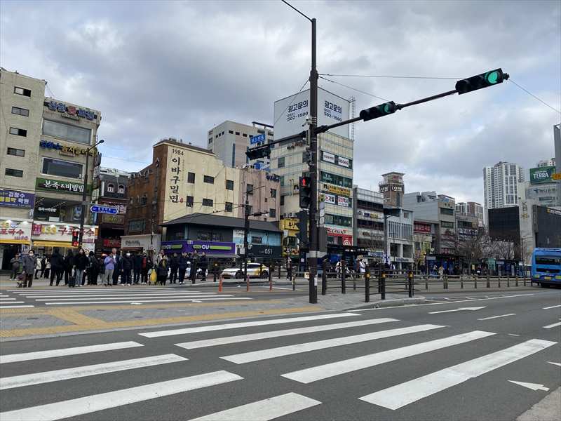 釜山駅バス停