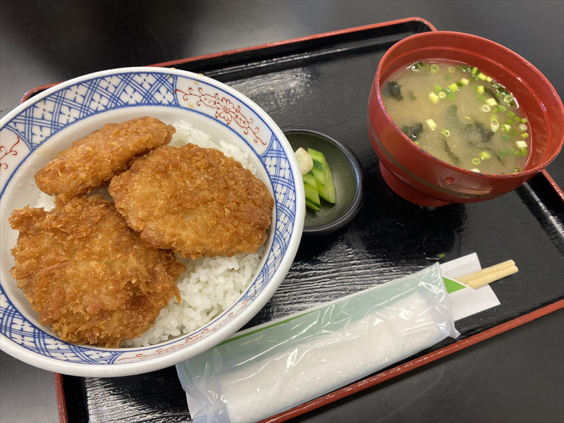 新潟競馬場のたれかつ丼