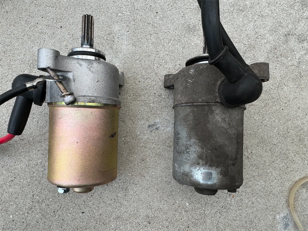 ジョグのセルモーターを交換した - たんたぬたっきーの日常