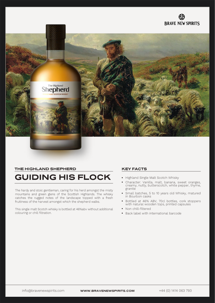 The Highland Shepherd SINGLE MALT SCOTCH WHISKY - たんたぬたっきー