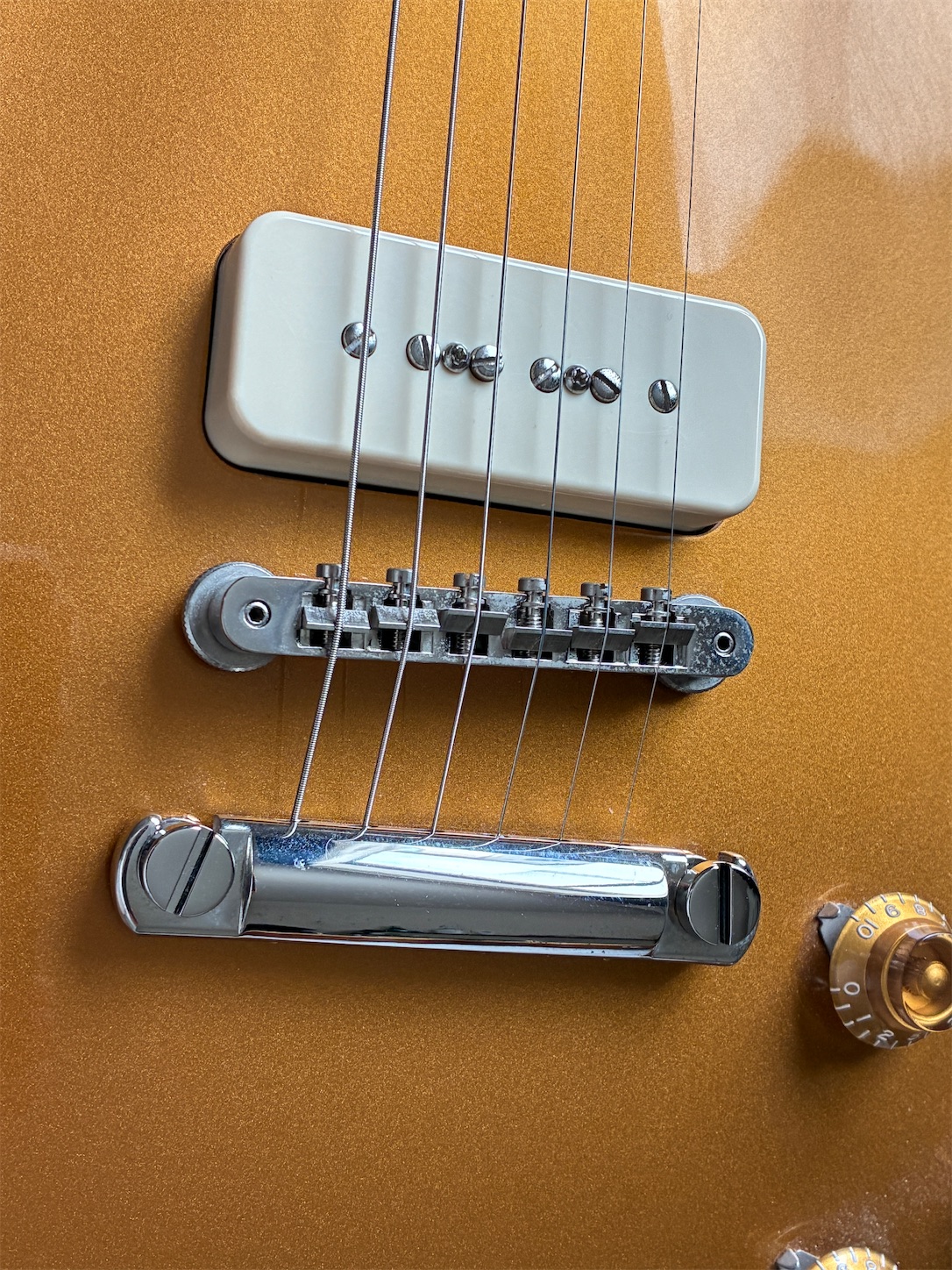2022年製 Gibson Les Paul Standard 50s Gold Top P-90 - 使用レス