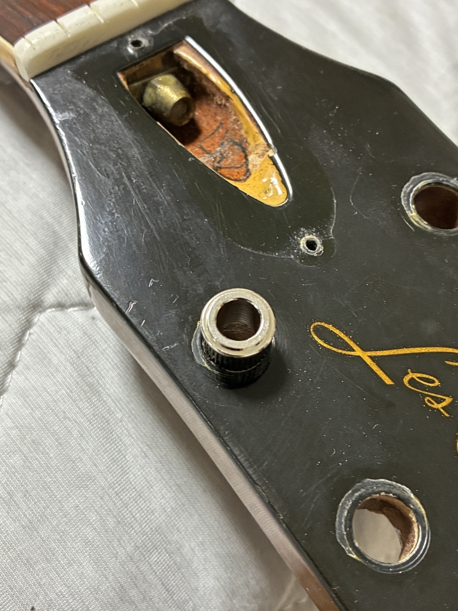 レスポールのサウンドを開放する！ペグ交換の話2 KEY'STONE ブラス
