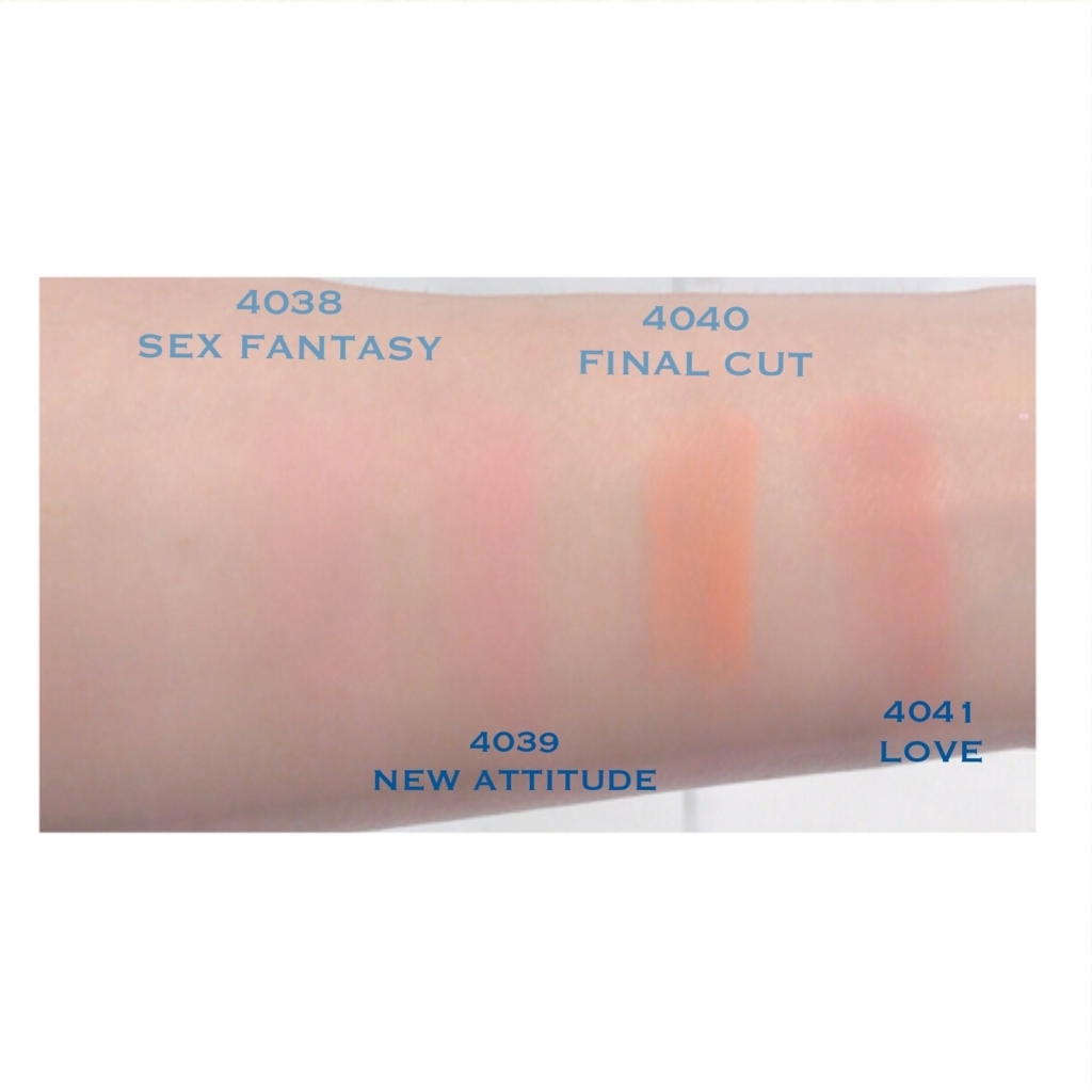 Nars Final Cut Collection 18 1 19発売 ブラッシュ4色限定swatch 美肌とキラキラコスメを求めて
