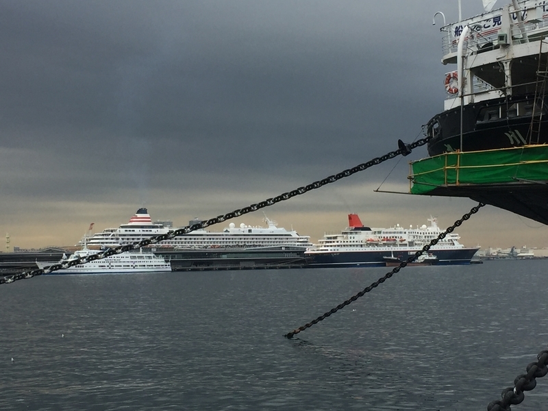 竿休め 海上から ふれーゆ裏を眺める ふれーゆ裏たぬきのトリック仕掛釣り日記