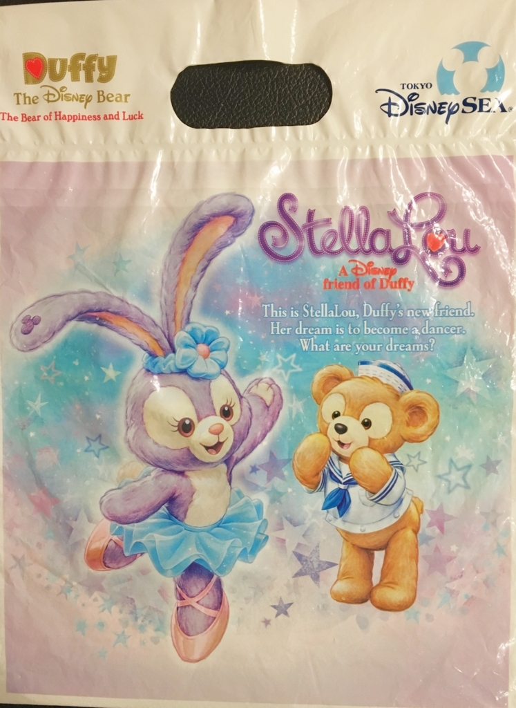 香港ディズニー　ショップバッグの絵柄