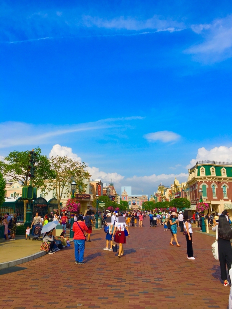 香港ディズニー　パークの様子