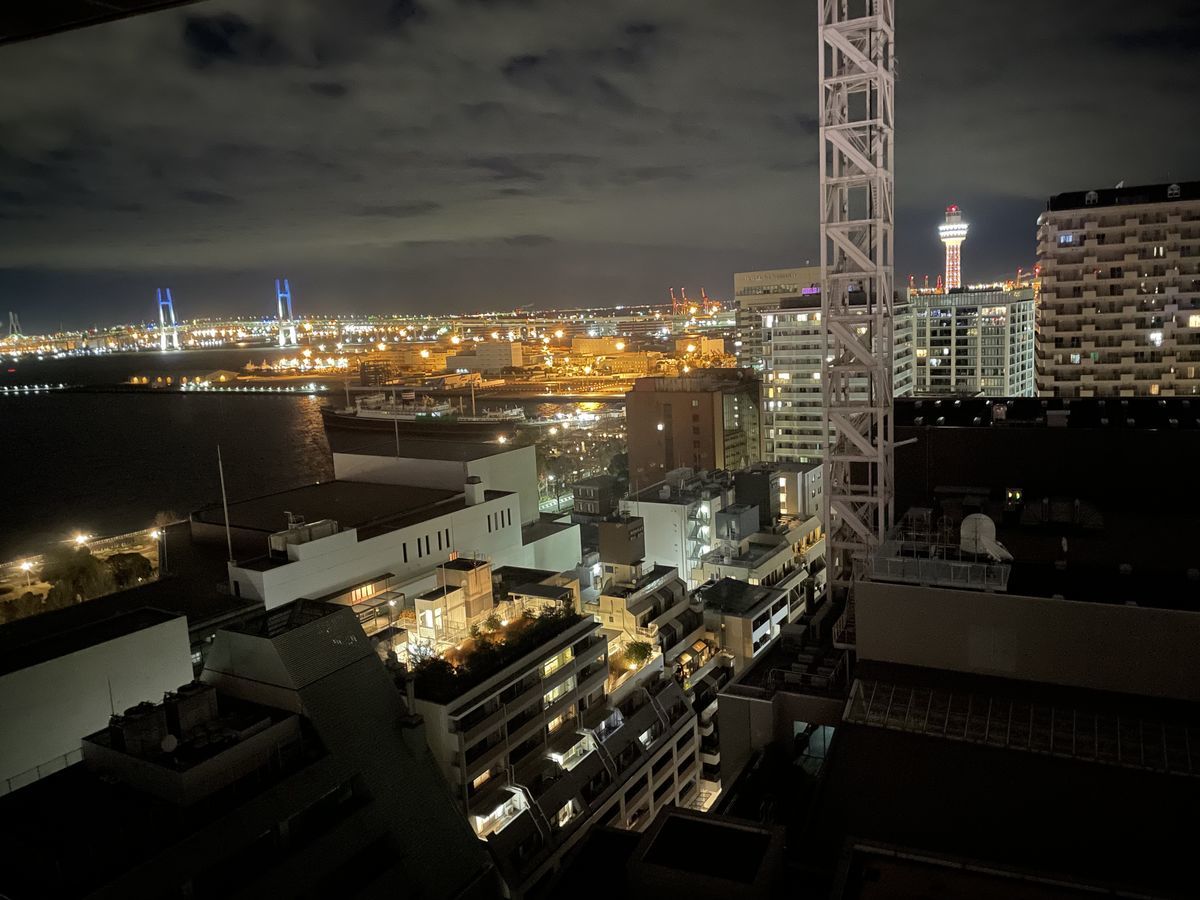 客室からの夜景