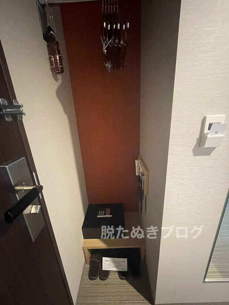 ホテルインターゲート金沢　客室のクローゼットスペース