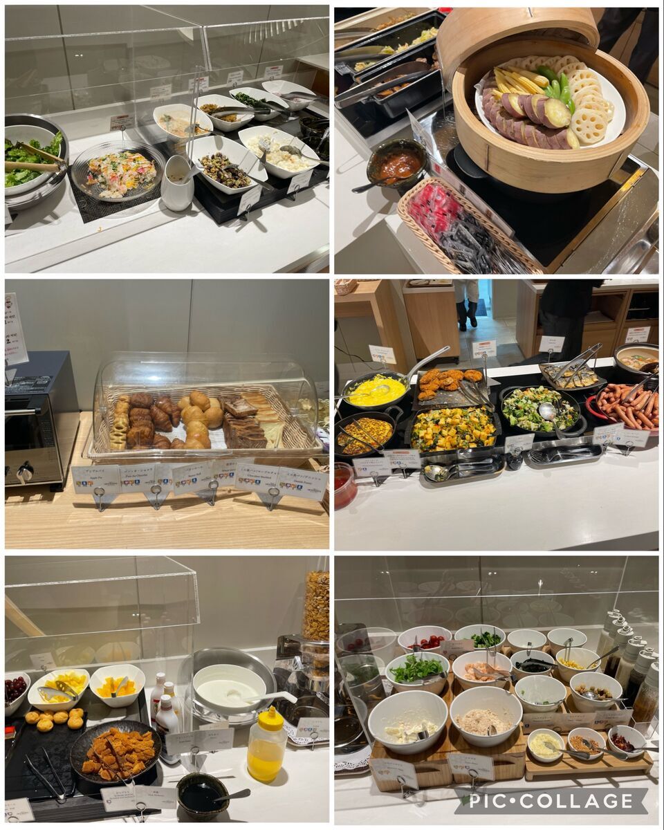 ご当地の朝食メニューが食べられる