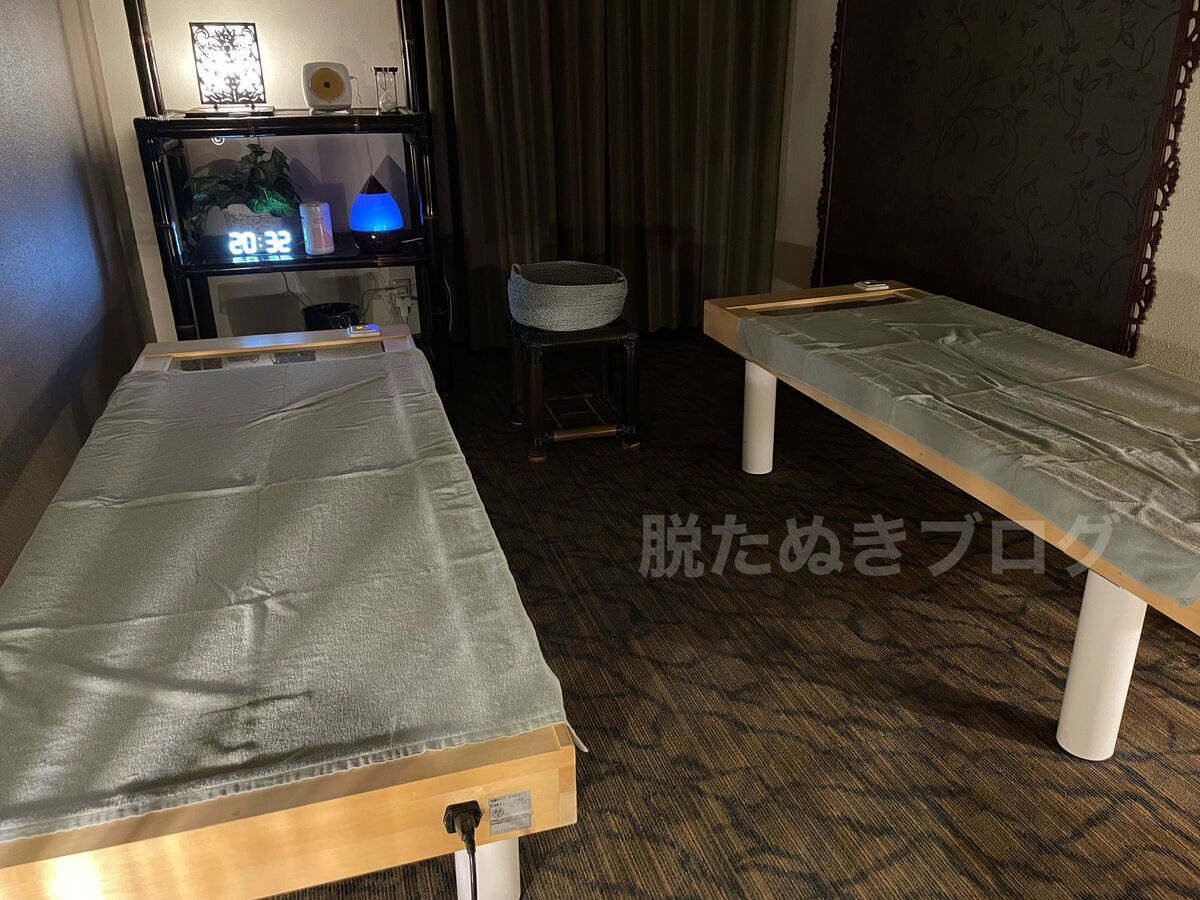 Bali&Resort SAYAの風 岩盤浴のベッド