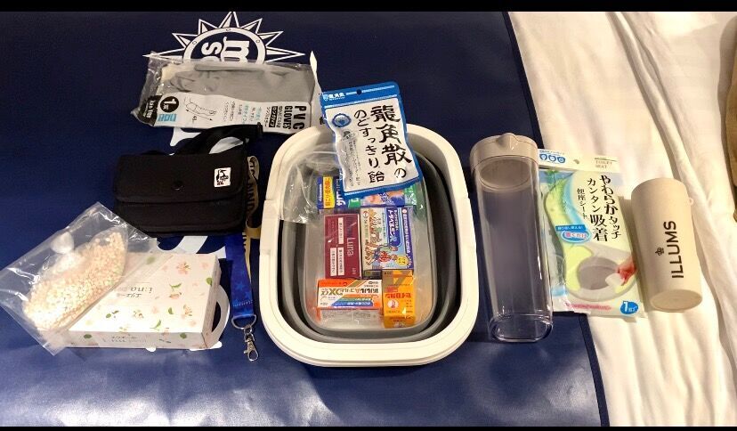 MSCベリッシマに持っていくと便利なアイテムの写真