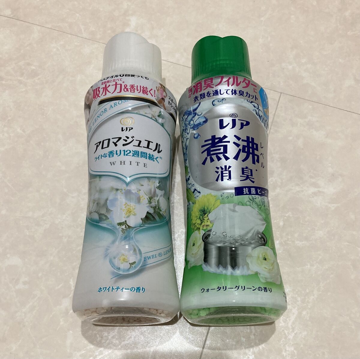 持ち運びに便利なレノア消臭ビーズ