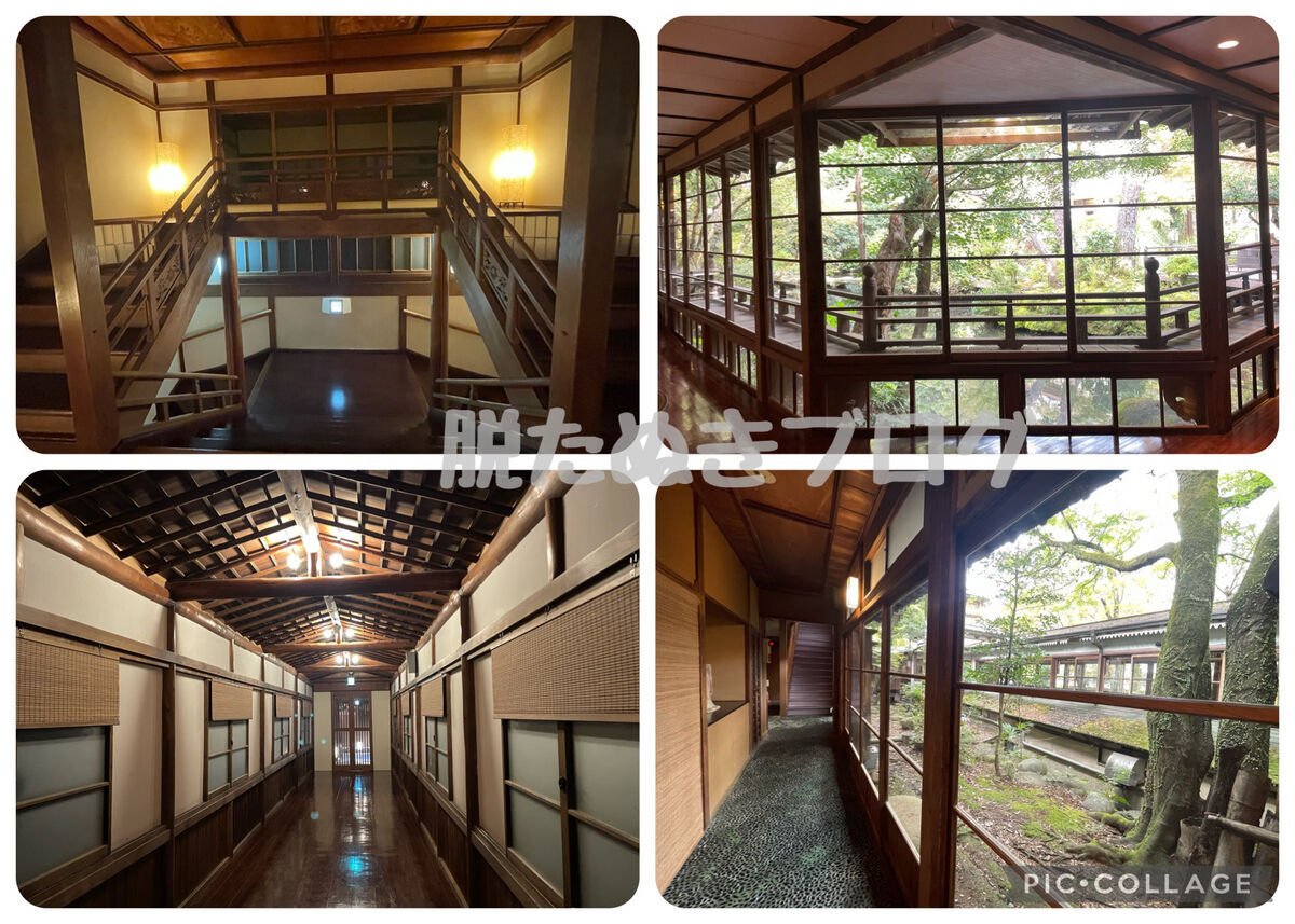 館内の歴史ある建物を楽しむ
