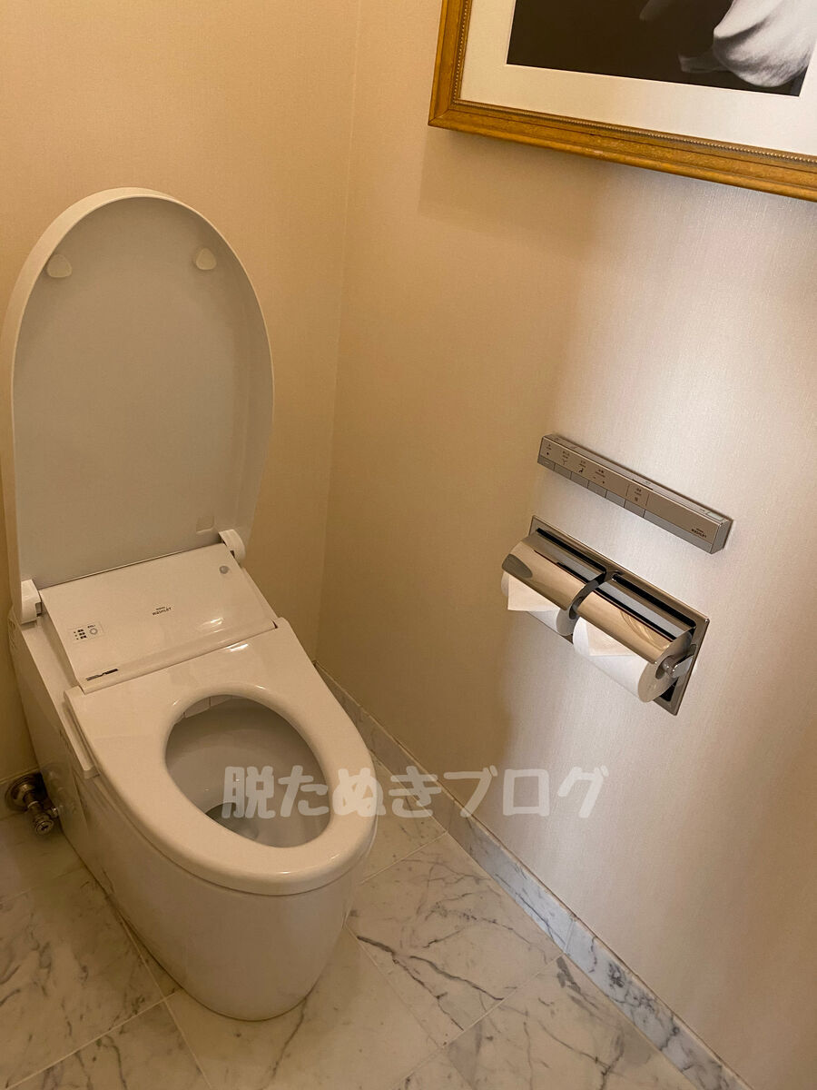 トイレは広い　内観