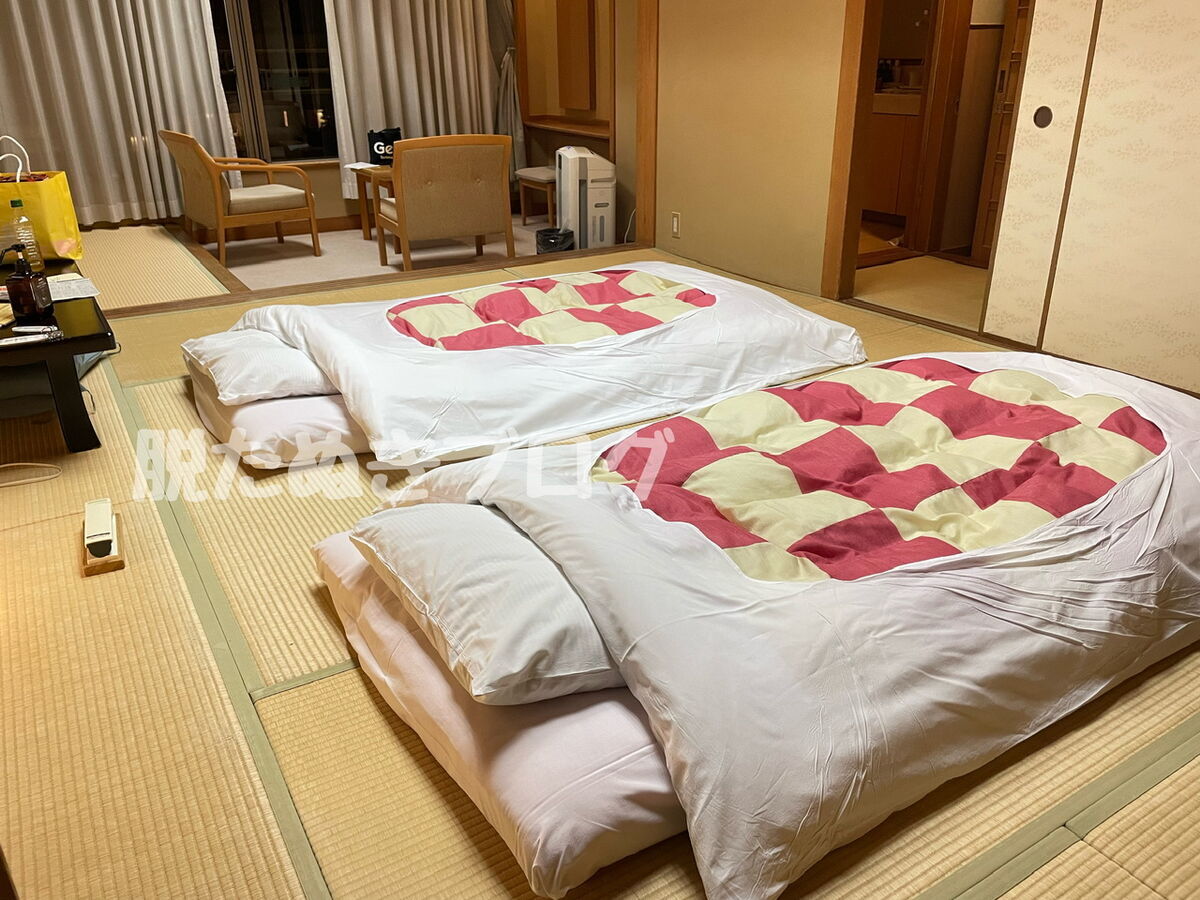 ベッドではなく布団を敷く部屋