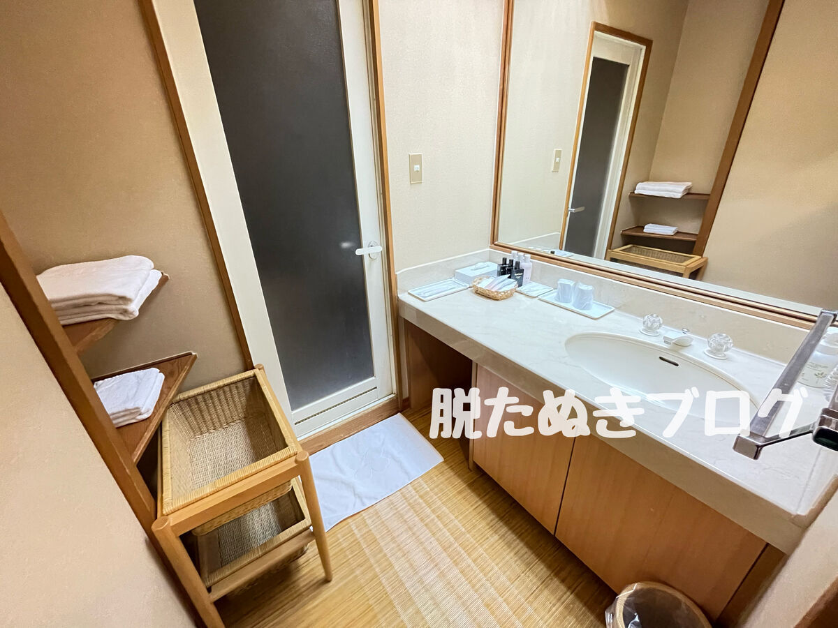 洗面は広くて使いやすい