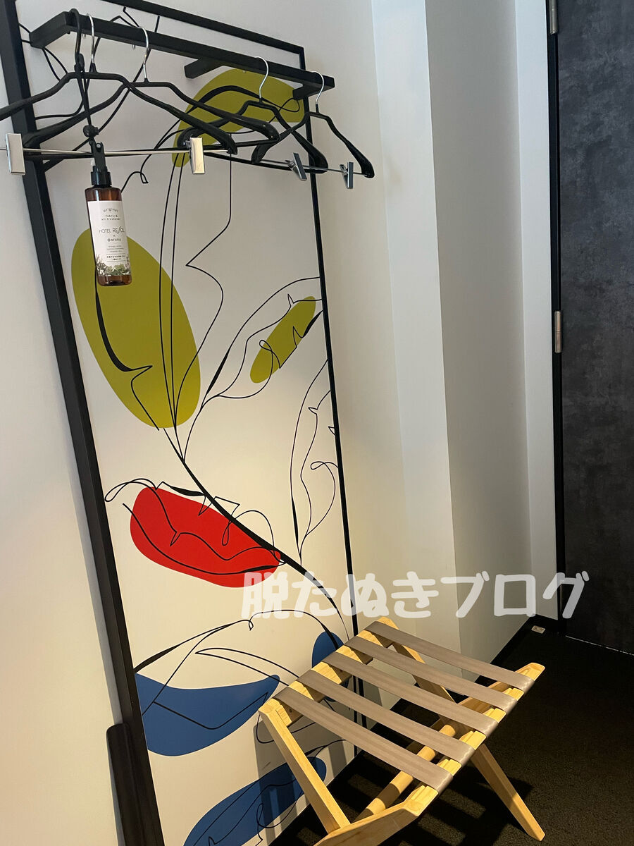 クローゼットはなく壁かけスタイル
