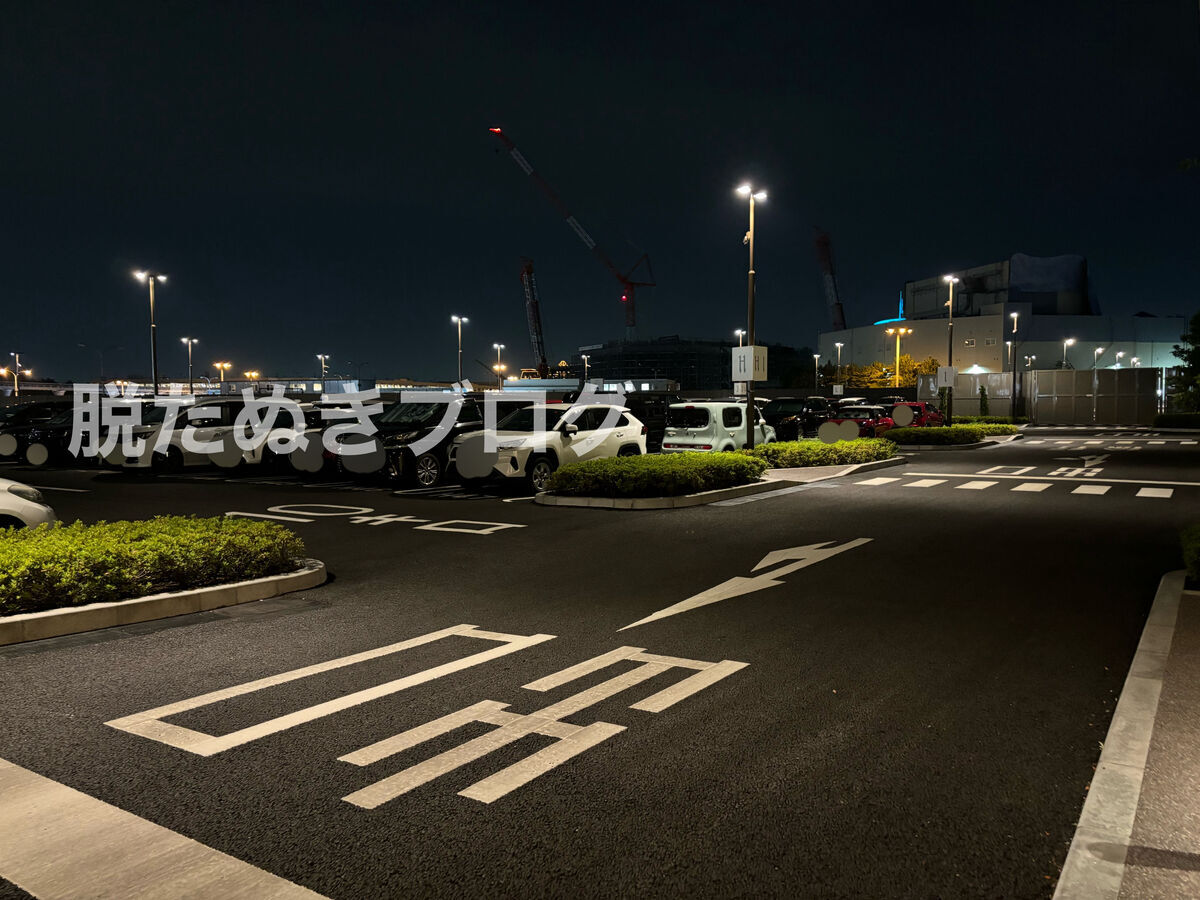 ファンタジーシャトーの駐車場