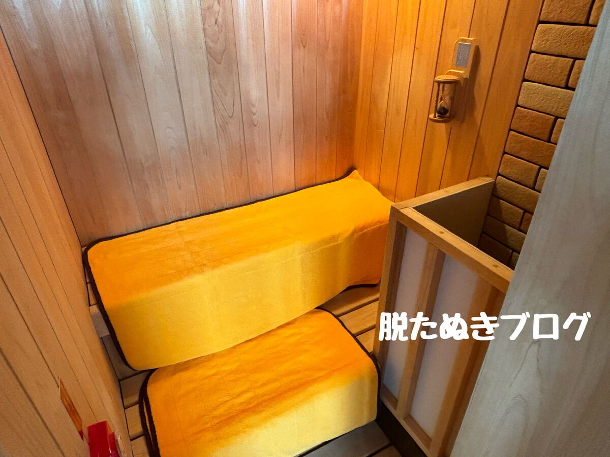 セルフロウリュ可能な客室内プライベートサウナ（2人用）