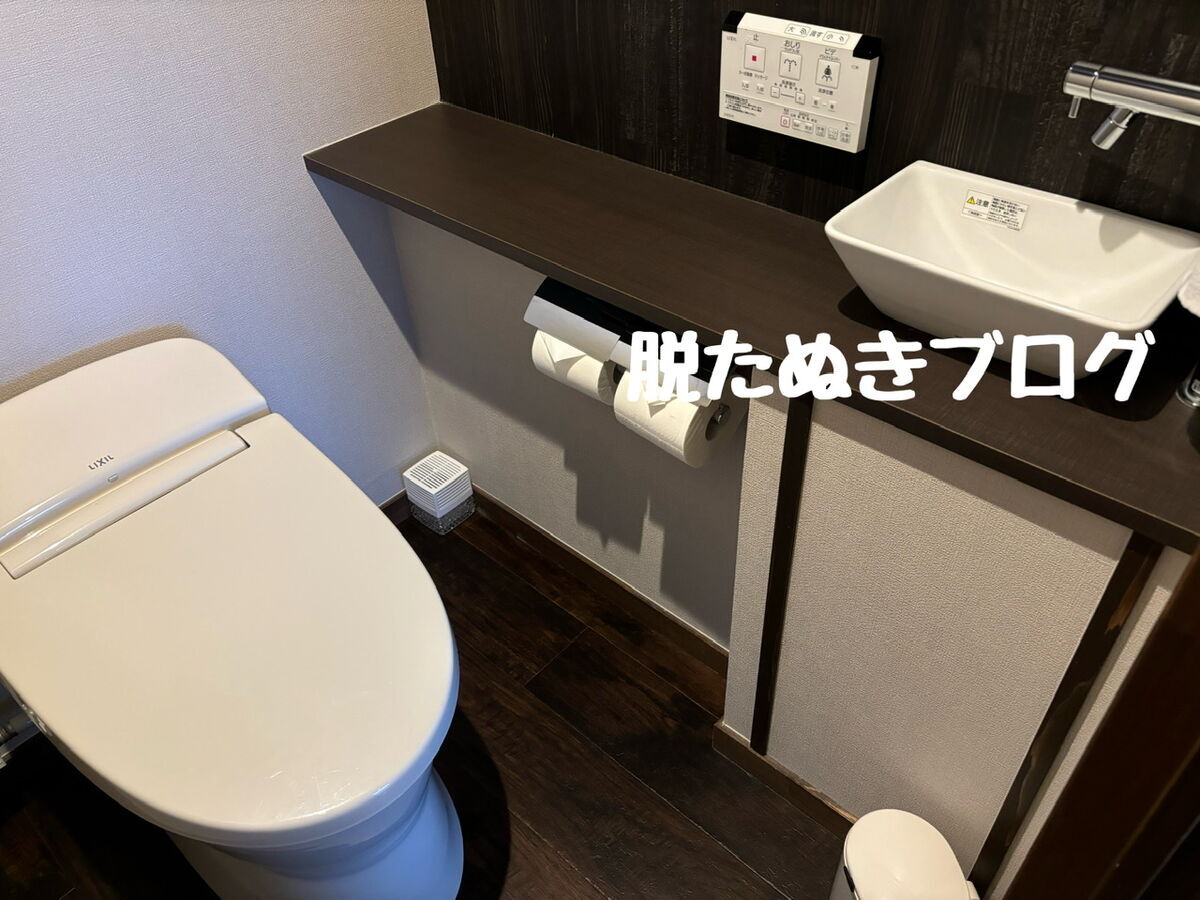 トイレは独立して手洗い場付き