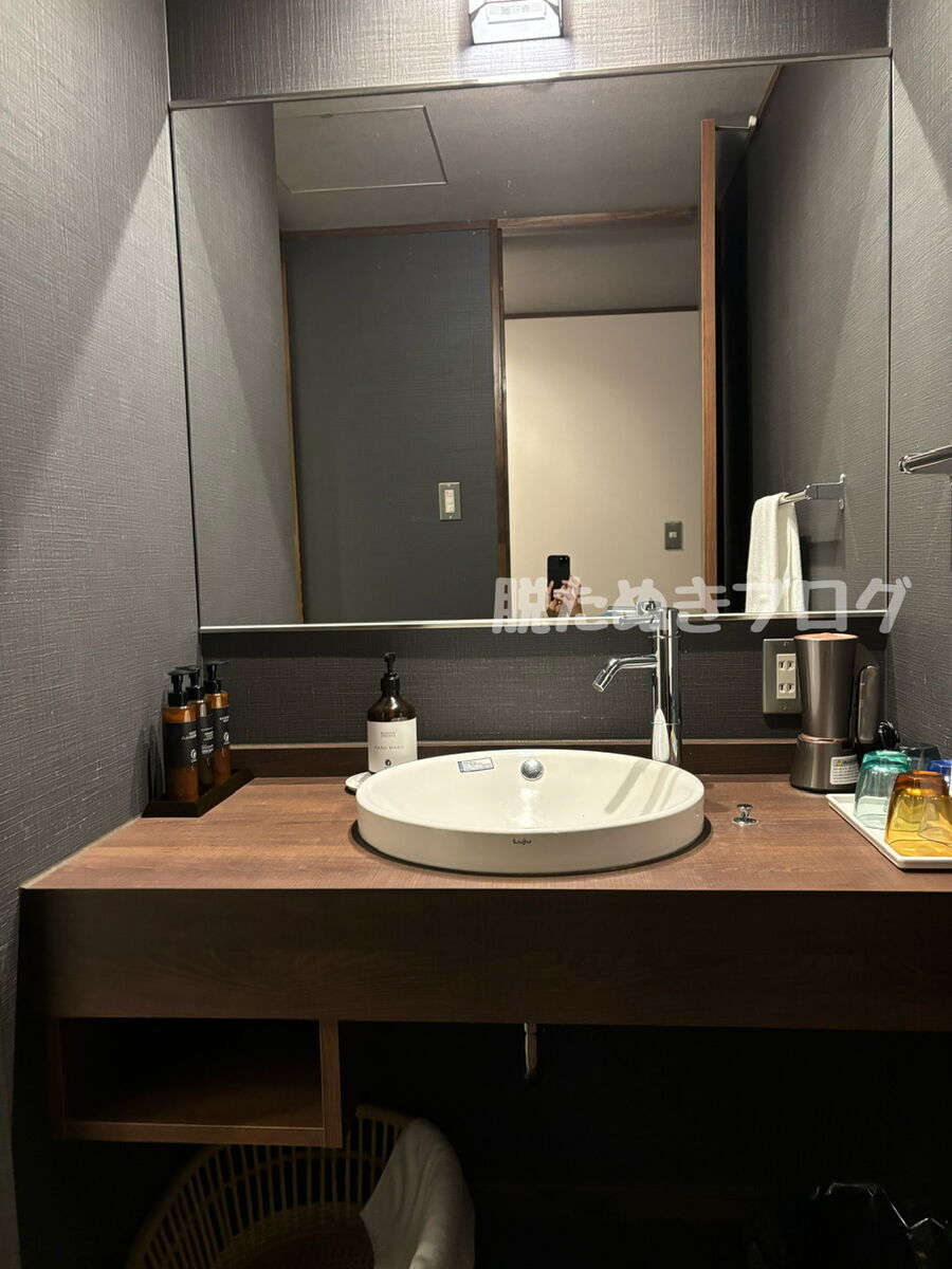 洗面は明るくて使いやすい
