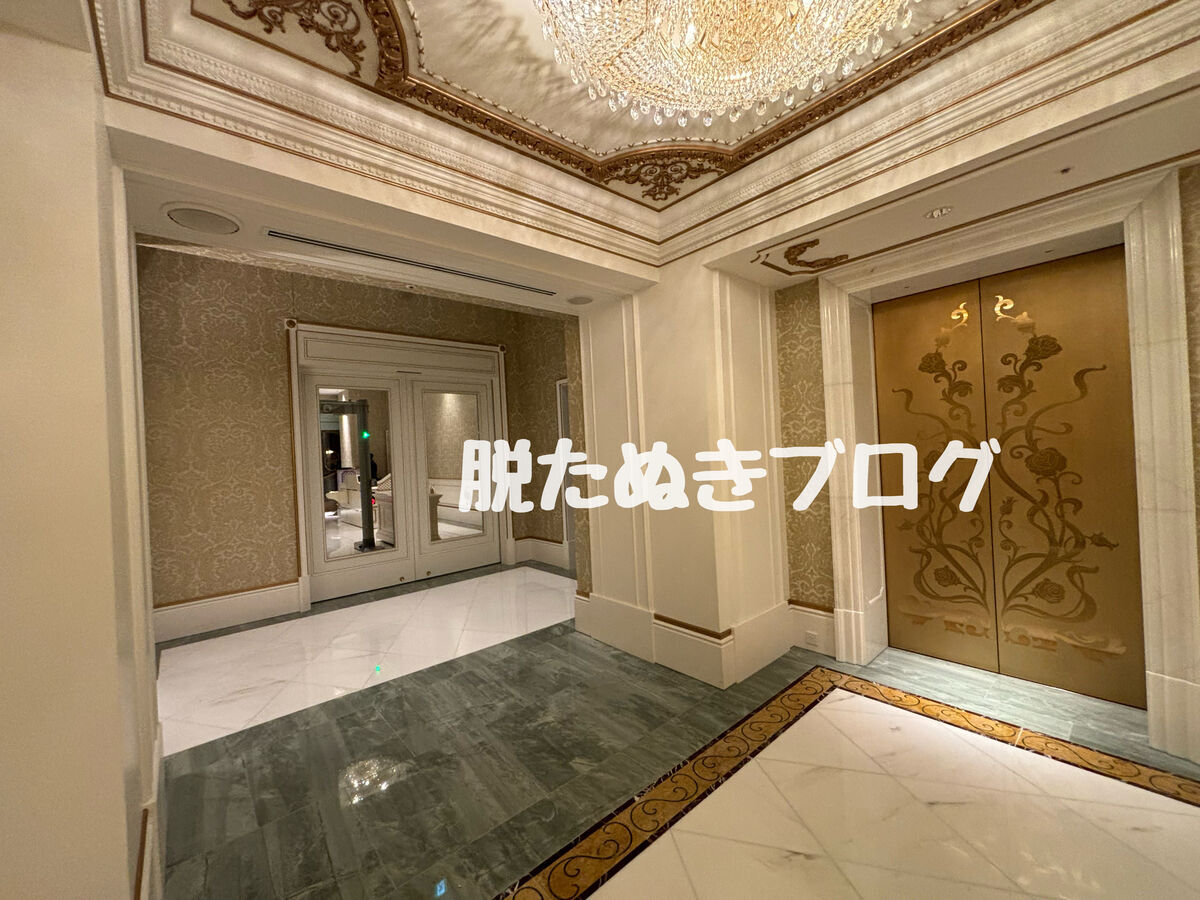 グランドシャトー宿泊者専用エントランス