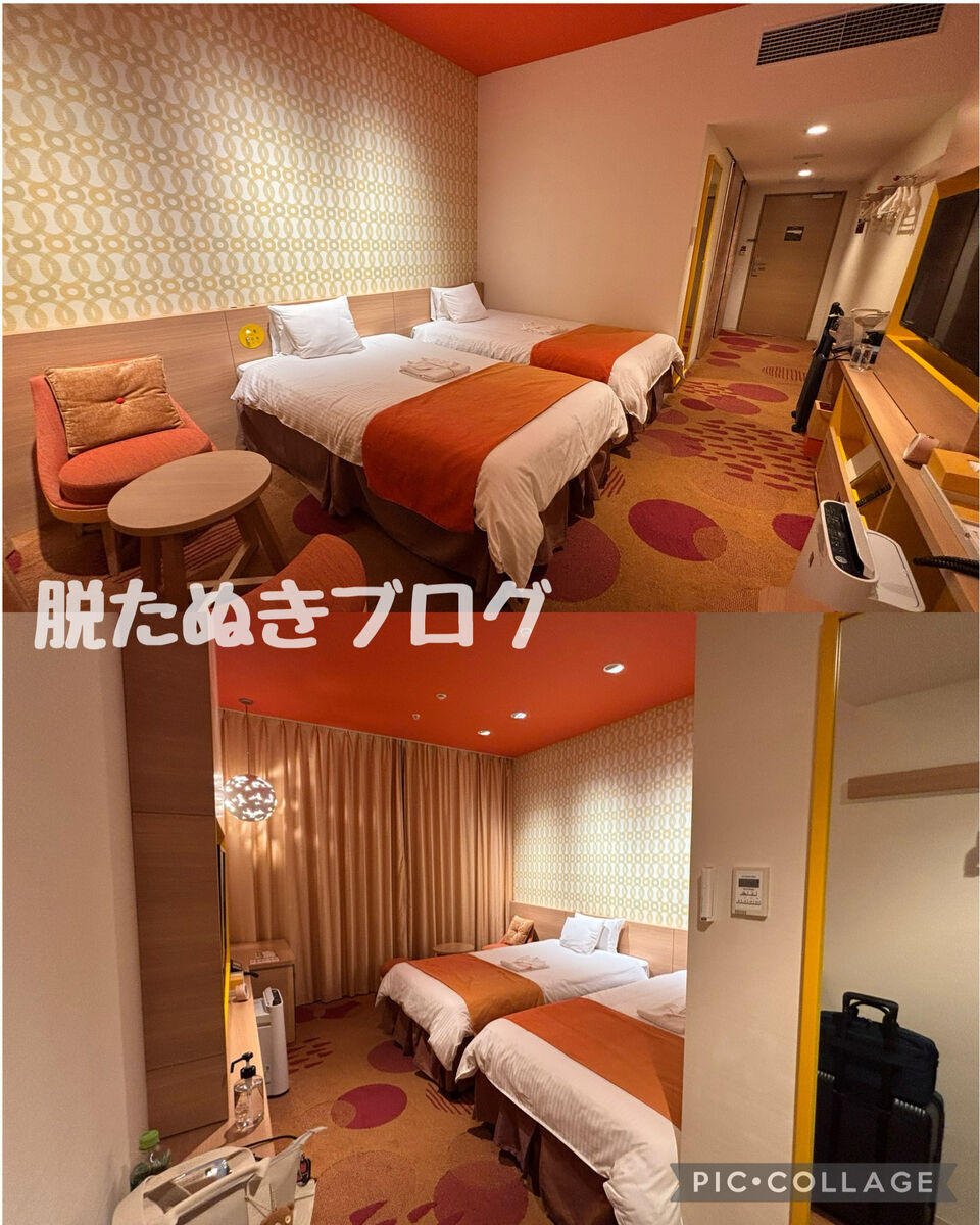 スタンダードツイン 明るい暖色の部屋