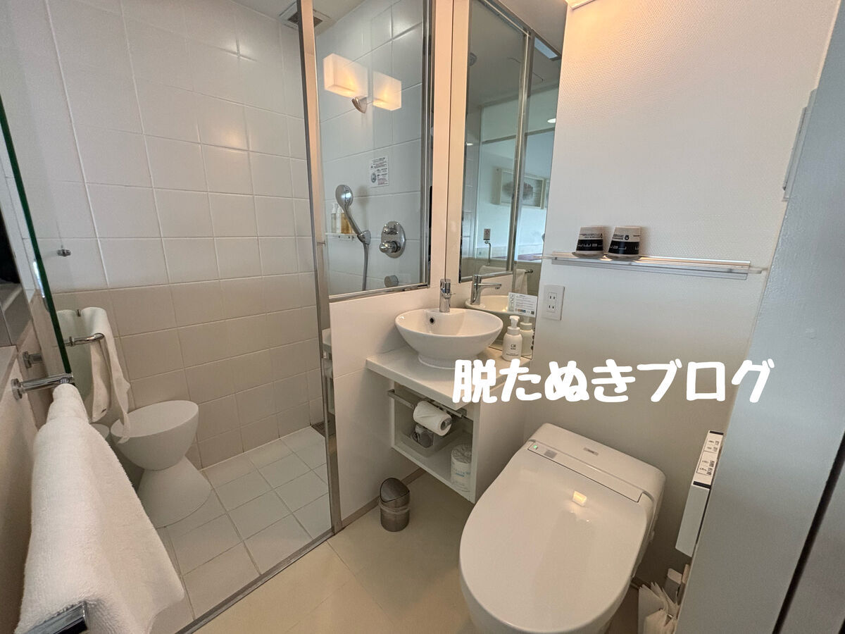 水回り トイレとシャワーが仕切られている