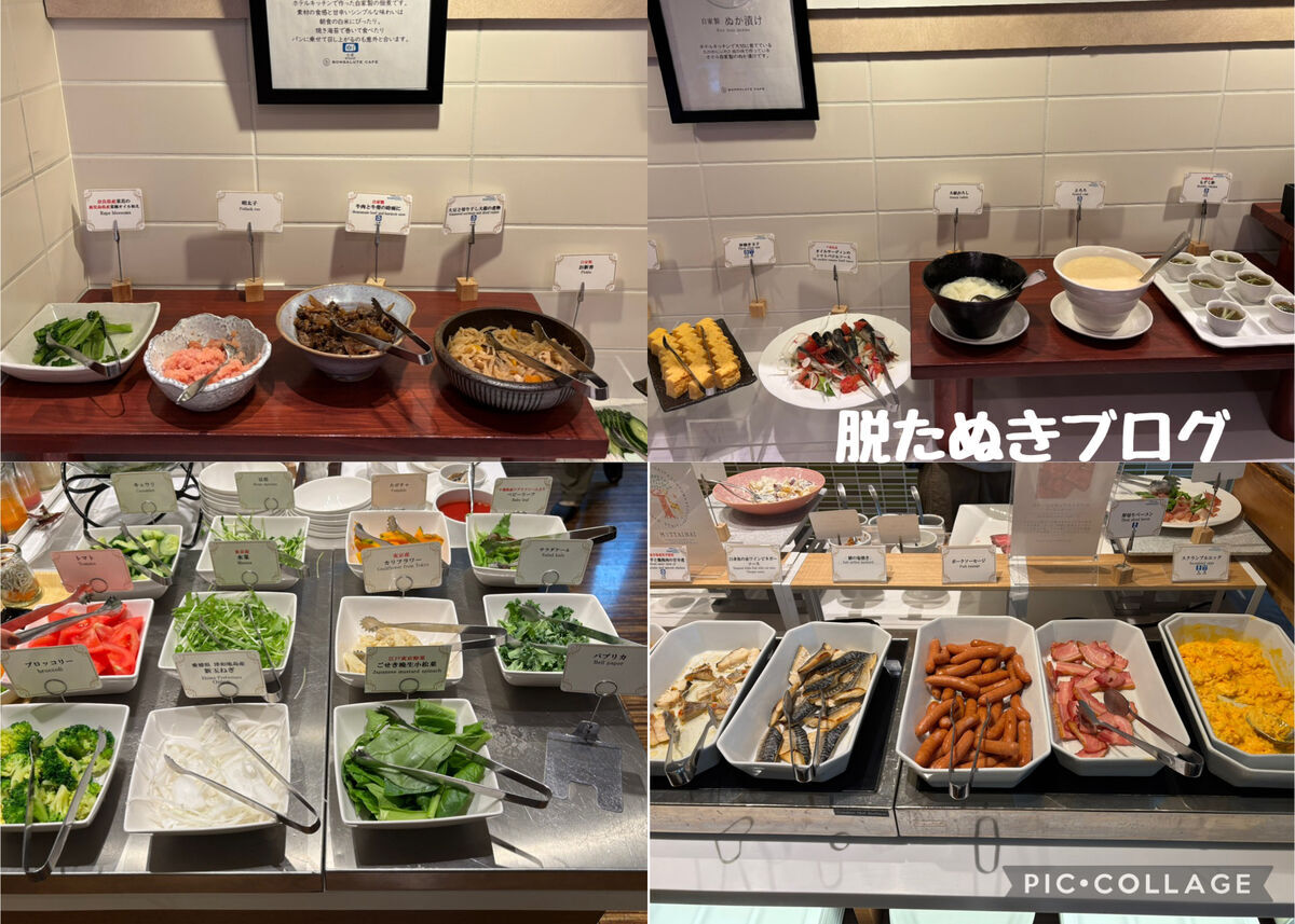 朝食に合うご飯のお供や朝食メニューが豊富