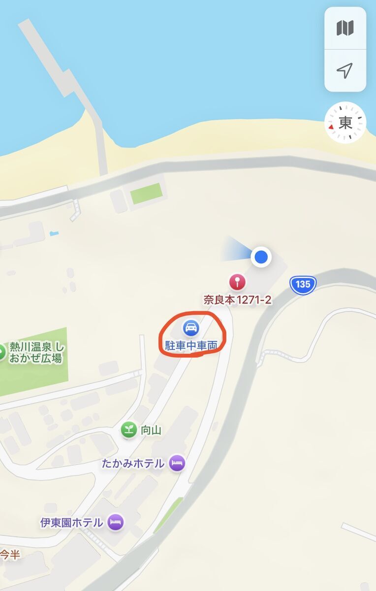 伊豆リトリート熱川粋光by温故知新の駐車場位置