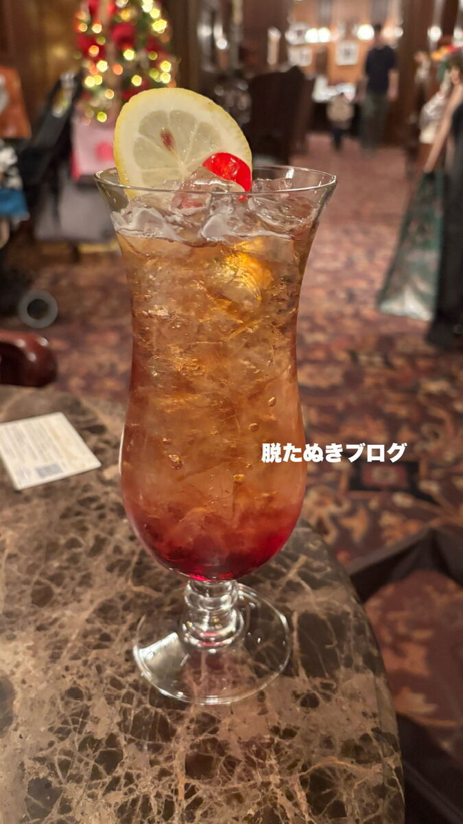 東京ディズニーランドホテルのラウンジ マーセリンサロンにあるオリジナルドリンク