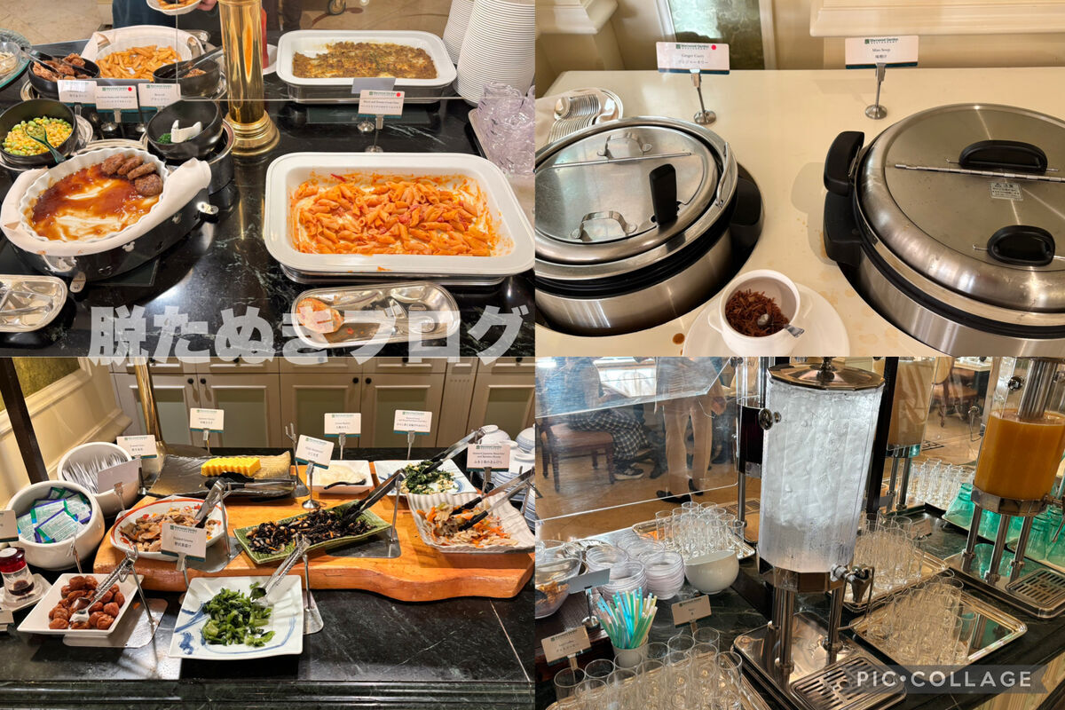 東京ディズニーランドホテルのシャーウッドガーデン・レストランで提供される和食メニュー