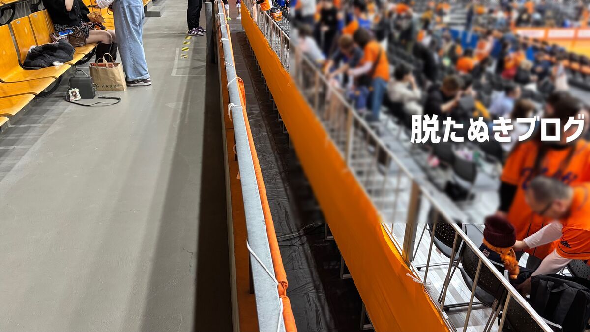 このはなアリーナ 選手や関係者が通る通路